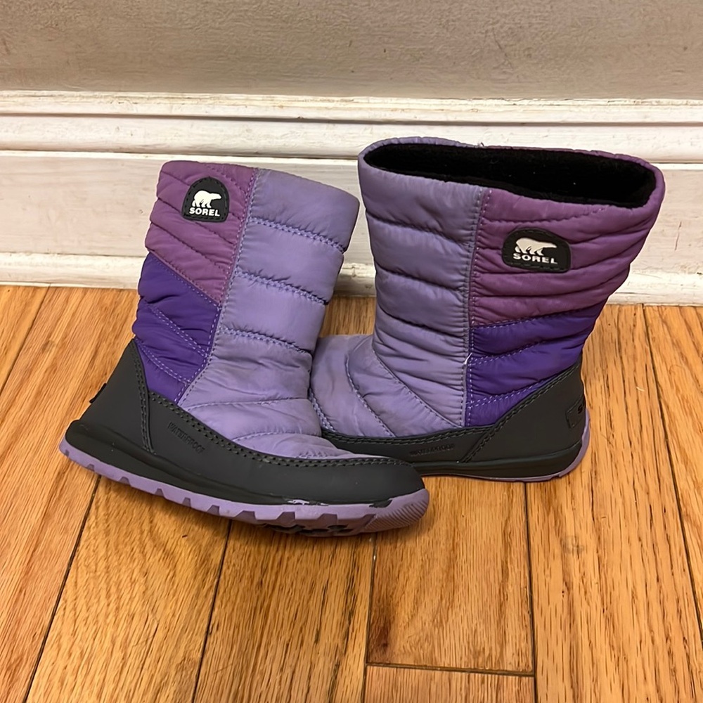 Sorel Kids Shoes in Purple and Black